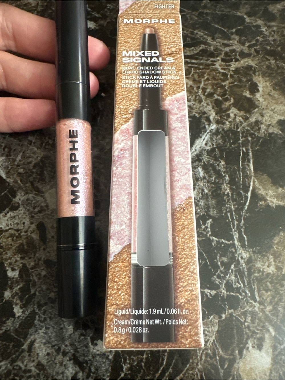 Morphe Mixed Signals Dual-Ended Shadow Stick — Pink Champagne Shimmer